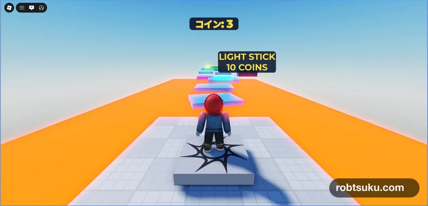 The counter showing three after three coins are collected